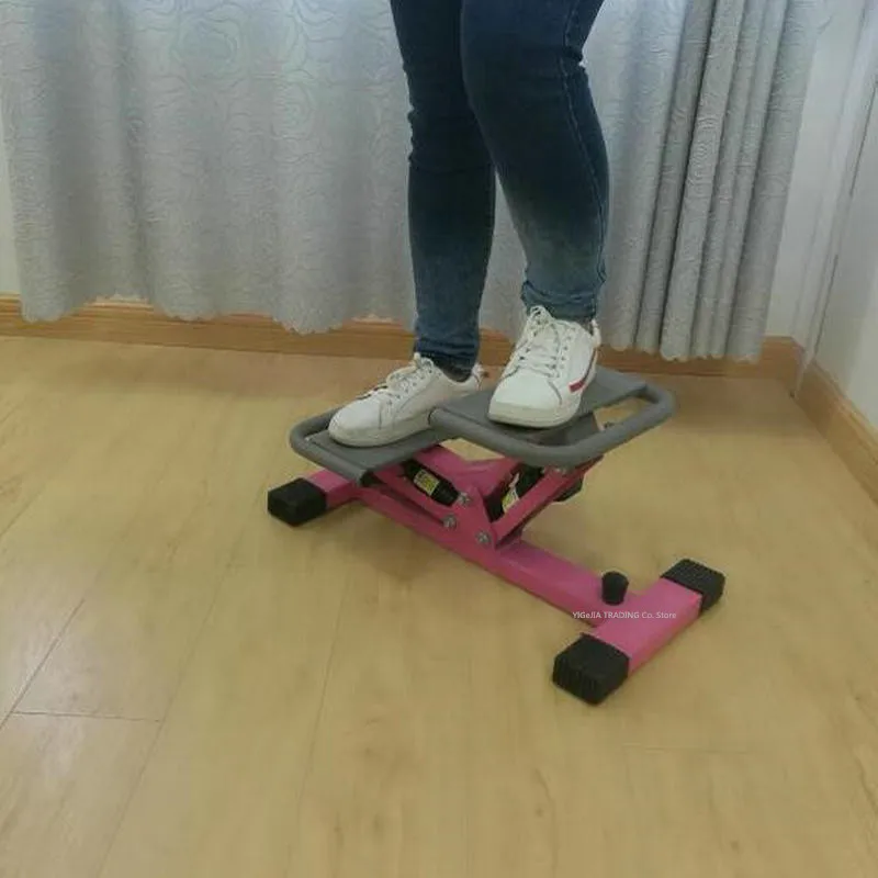 저렴한 실내 계단 스테퍼 휴대용 홈 체육관 스테퍼 기계 V 형 스포츠 모드 등반, LED 모니터와 심장 피트니스 스테퍼