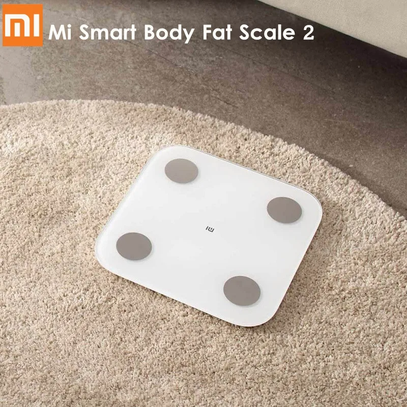 Xiaomi Mi Smart Body Fat Scale 2/весы 2 Bluetooth 5,0 APP Monitor светодиодный дисплей для измерения баланса тела весы состава