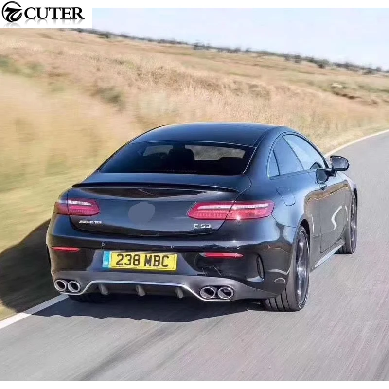 Выхлопная труба из нержавеющей стали C238 E300 E купе E53 AMG PP Диффузор заднего бампера