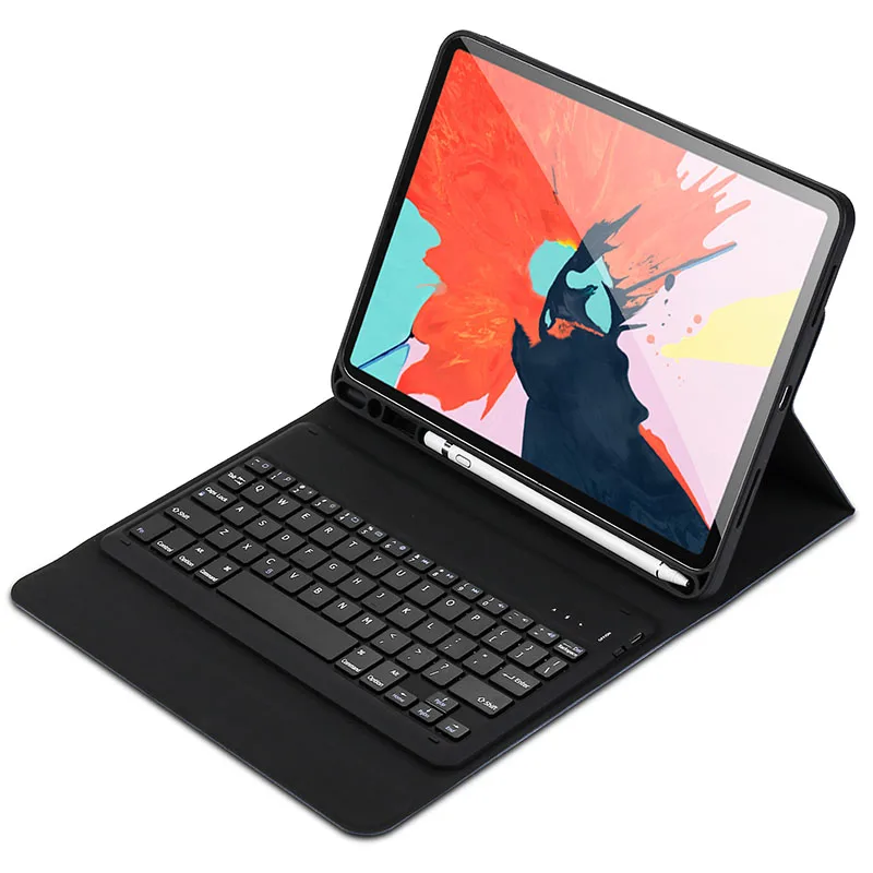 Чехол с Bluetooth-клавиатурой для iPad Pro 11 2018 A1979 умный Роскошный чехол-книжка подставка