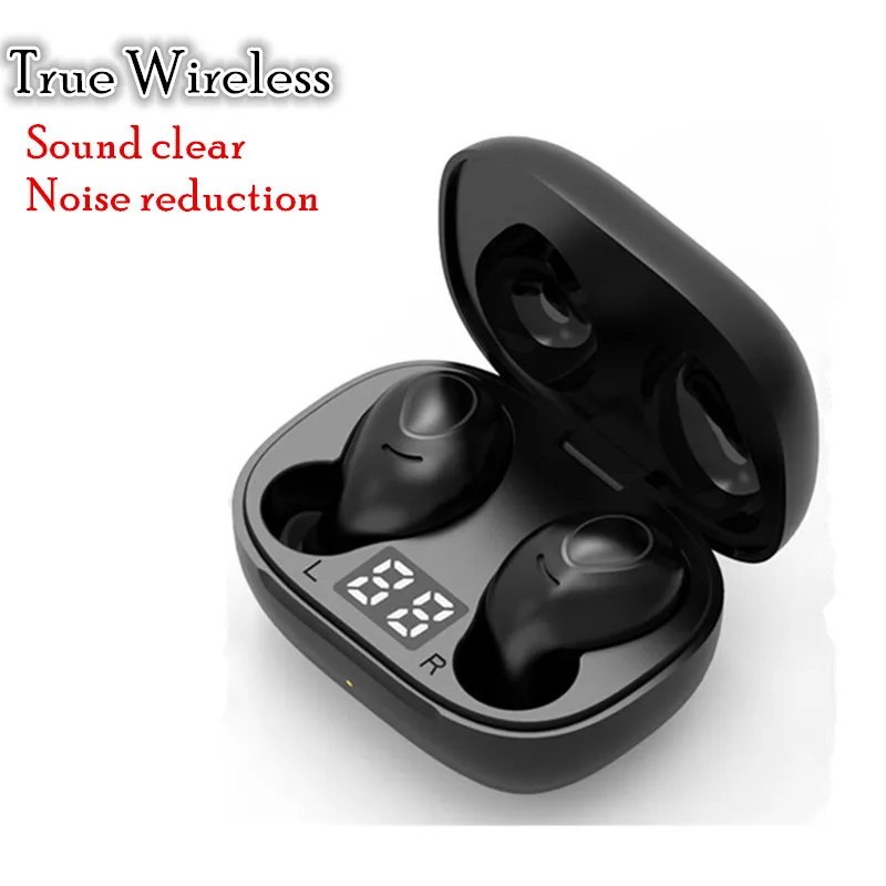 

TWS True Wireless Headphones Bluetooth 5.0 Earphones sport Earbuds Headset Noise Canceling earphone HIFI Sound S17 PK A6S