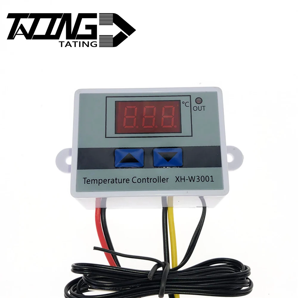 

10 шт./компл. 12V 24V 110V-220V W3002 Профессиональный микрокомпьютер цифровой светодиодный Температура контроллер 10A Термостат Регулятор XH-300