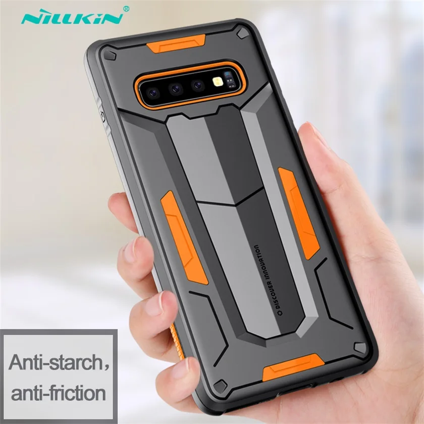 Orange Для samsung Galaxy S10 S10 Plus чехол Nillkin Defender 2 TPU+ PC Armor противоударный чехол для телефона для samsung S10+ Plus - Цвет: Orange