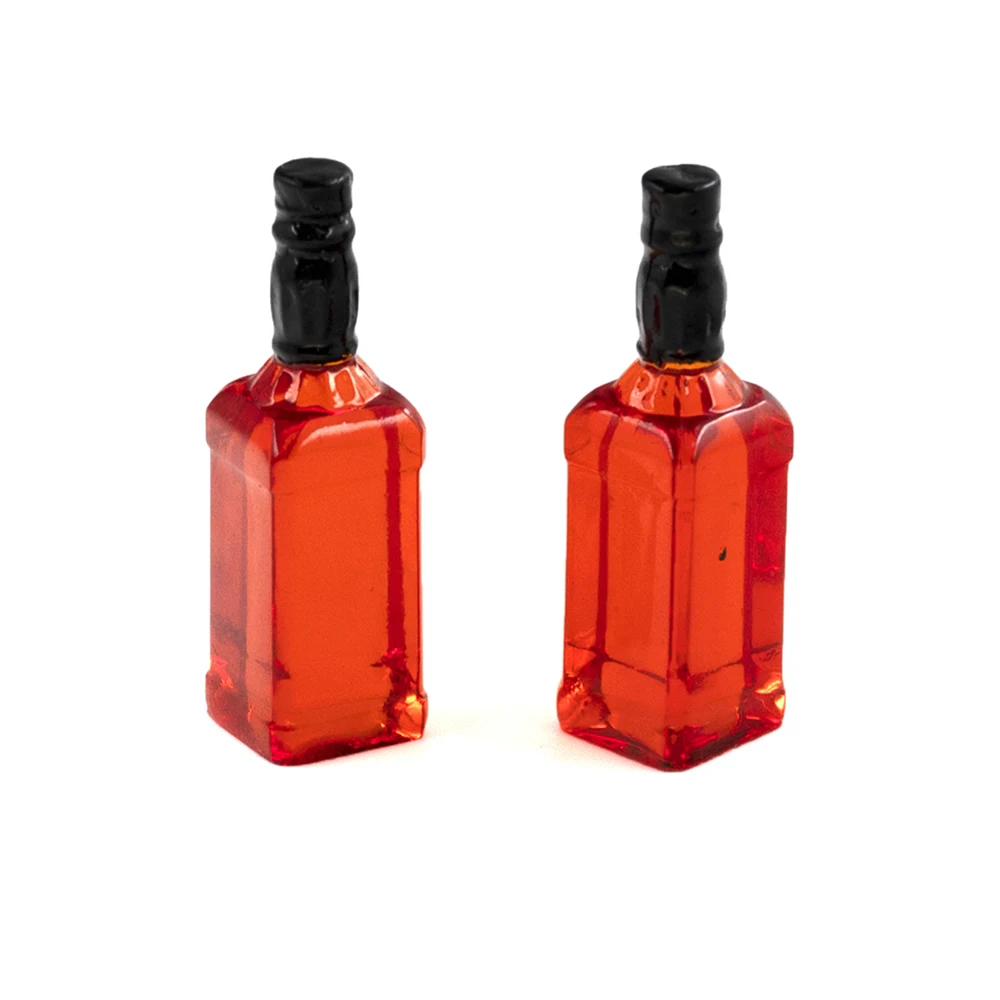 2 шт. RC автомобильные аксессуары украшение мини красное вино бутылка для 1/10 Рок