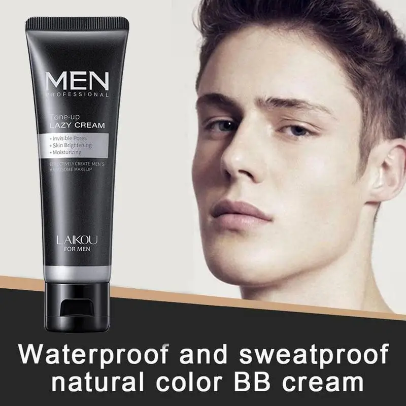 LAIKOU Natural Whitening Men BB Cream Face Effective Care Sunscreen Foundation Base Makeup Skin Color |