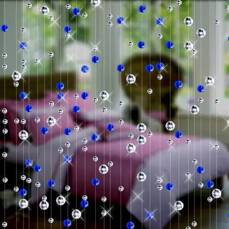 

Fashion Crystal Glass Bead Curtain Indoor Home Decoration Luxury Wedding Backdrop Decoration Supplies Tulle Curtains