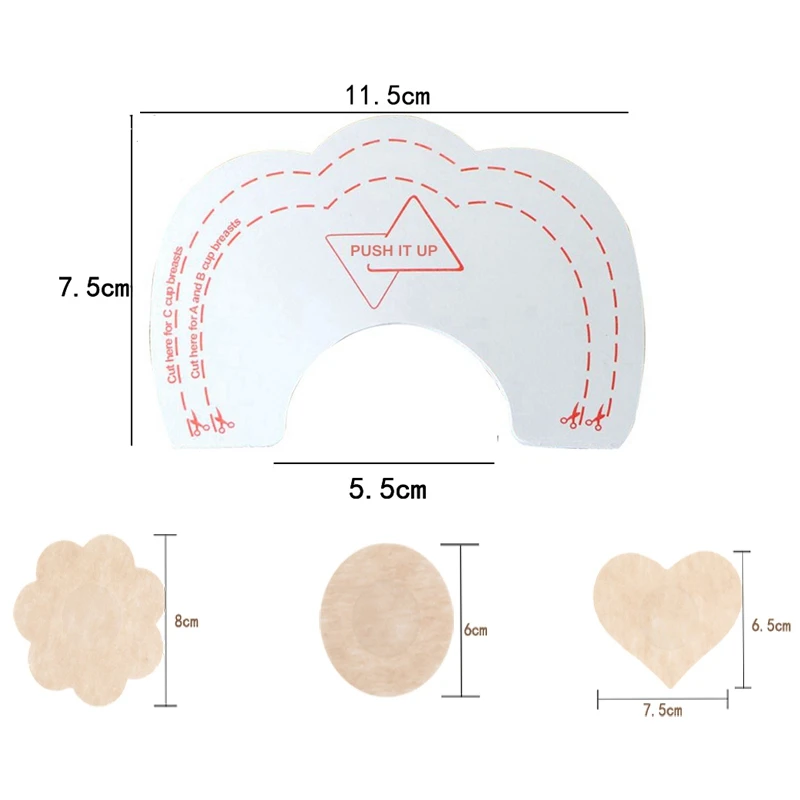 Модная женская сексуальная невидимая накладка на сосок Ленточные наклейки грудь