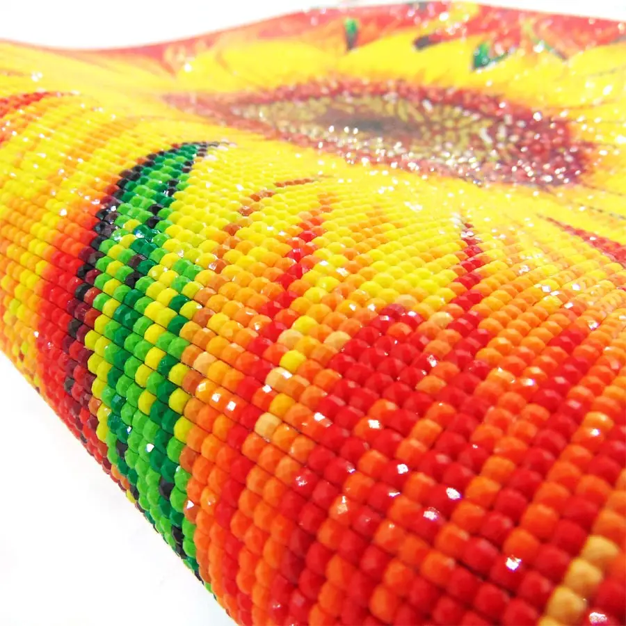 Алмазная живопись с цветком лимонным окошком солнечным светом | Дом и сад