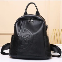 women travel leather backpack real cowhide backpack female bag high quality genuine leather bag student bag schoolbag bag