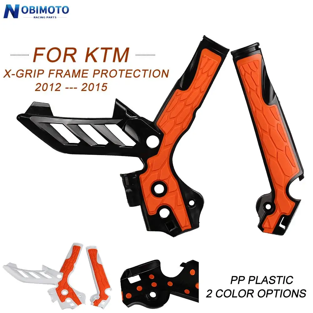

Motorcycle 2Color X-Grip Frame Protection Guard Cover For KTM SX SX-F 125 150 250 350 450 2011-2015 Motocross Protect Accessory