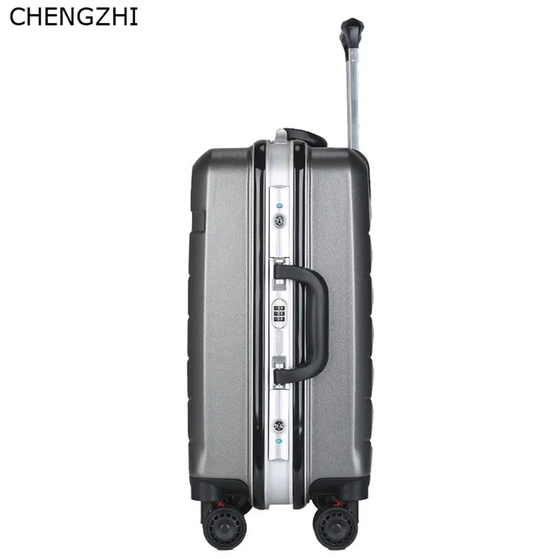 CHENGZHI ABS + PC чемодан на колёсиках spinner для мужчин бизнес пароль женщин путешествий с