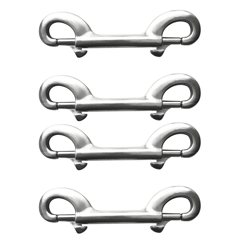 4 шт. из нержавеющей стали Двухсторонний болт защелки триггер крючки собаки