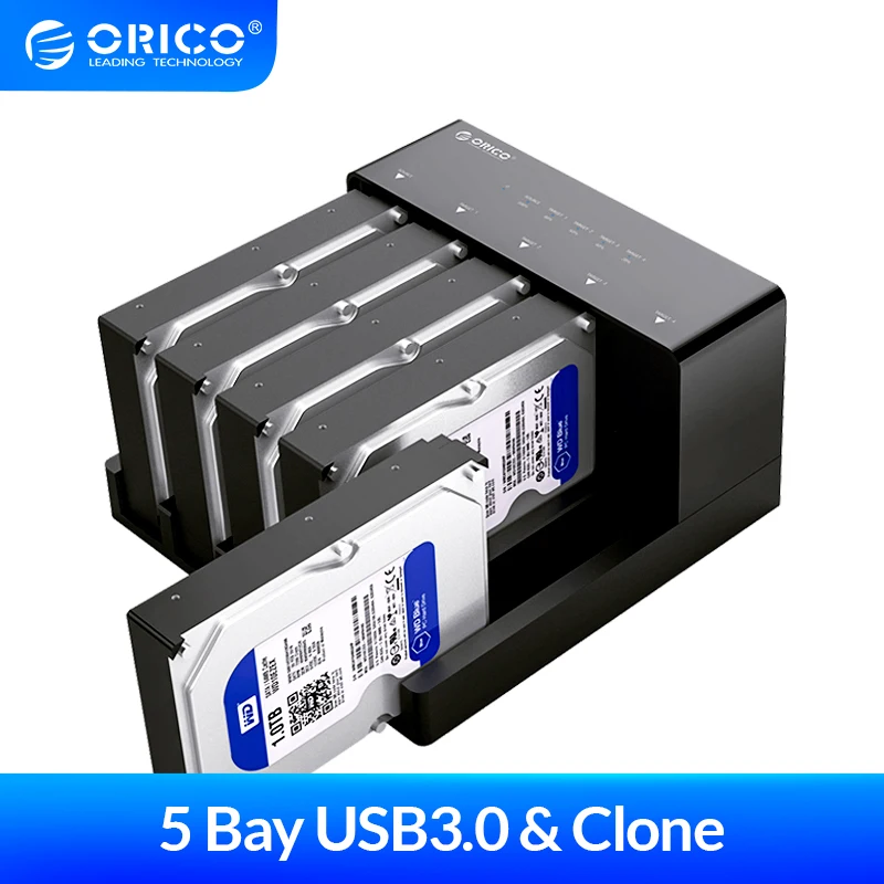 Док-станция ORICO для жестких дисков 2 5 дюйма bay USB3.0 SATA поддержка до 10 ТБ Bay