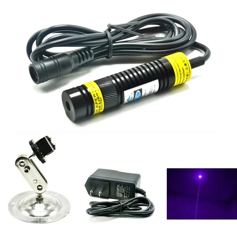 1668 Фокусируемый 100 нм мВт Фиолетовый/синий точечный лазерный диодный модуль 5 в