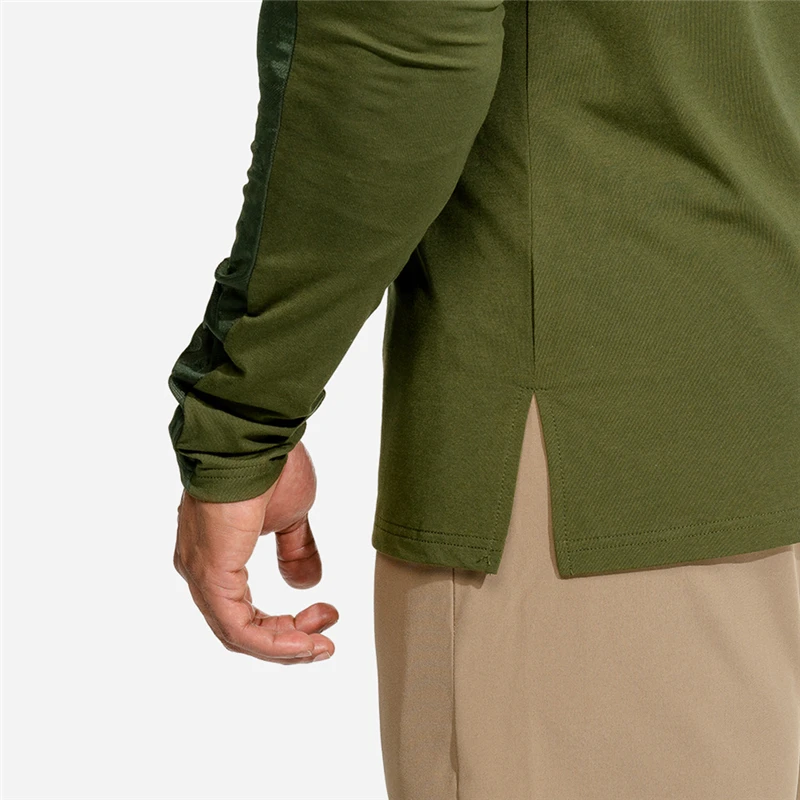 

New Arrival 2020 Patchwork T-Shirt Men Long Sleeve Slim T Shirts Autumn Harajuku Casual Tee Shirt Male Fitness Black Tops Sports