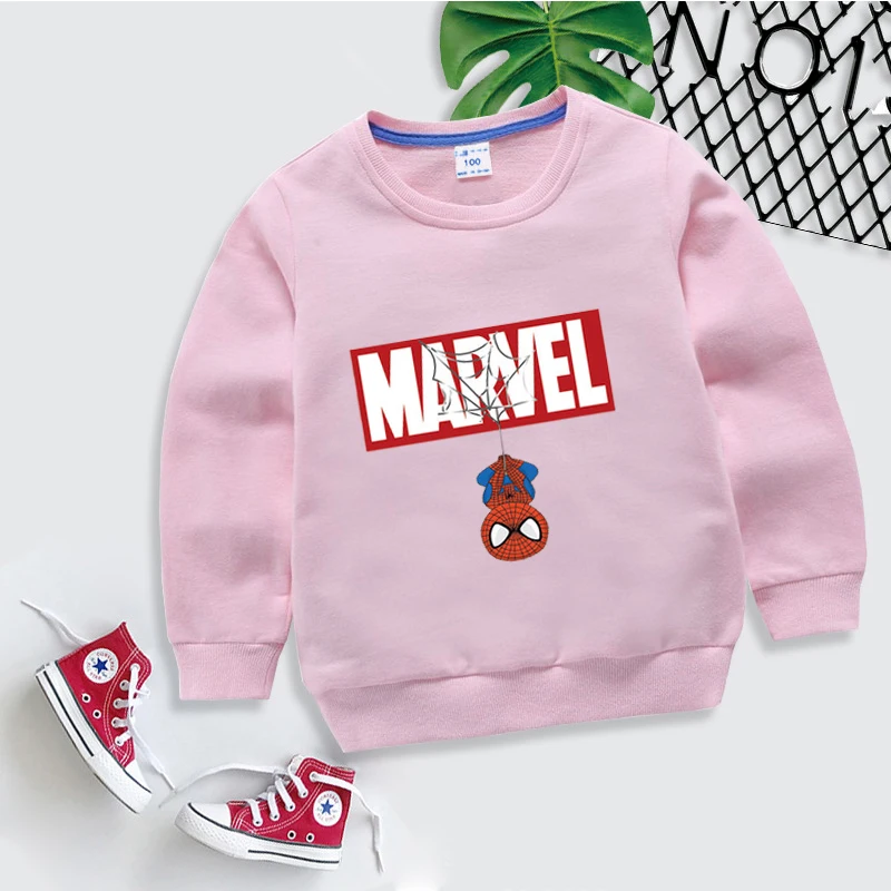 Новинка детский топ толстовка с капюшоном Человек-паук новая Пижама футболка