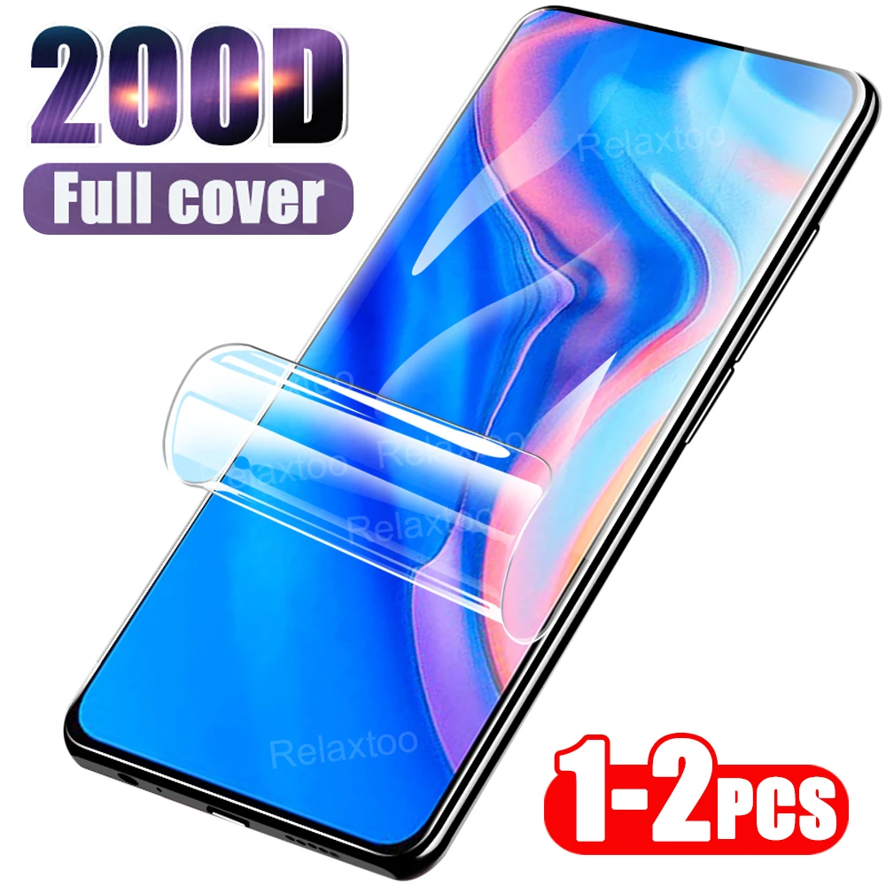 

1-2 шт. Гидрогелевая пленка для Huawei Y9 Prime 2019 защита для экрана для Huawei Y5 Y6 Pro Y7 Prime 2019 защитная пленка не стекло