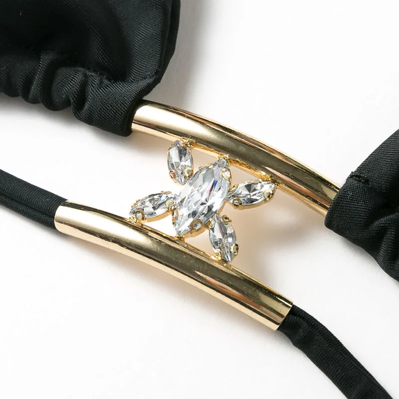 

Extreme bikini set Bandage swimsuit female Summer beach wear Push up swimwear women 2019 String biquini mujer Halter bathers new