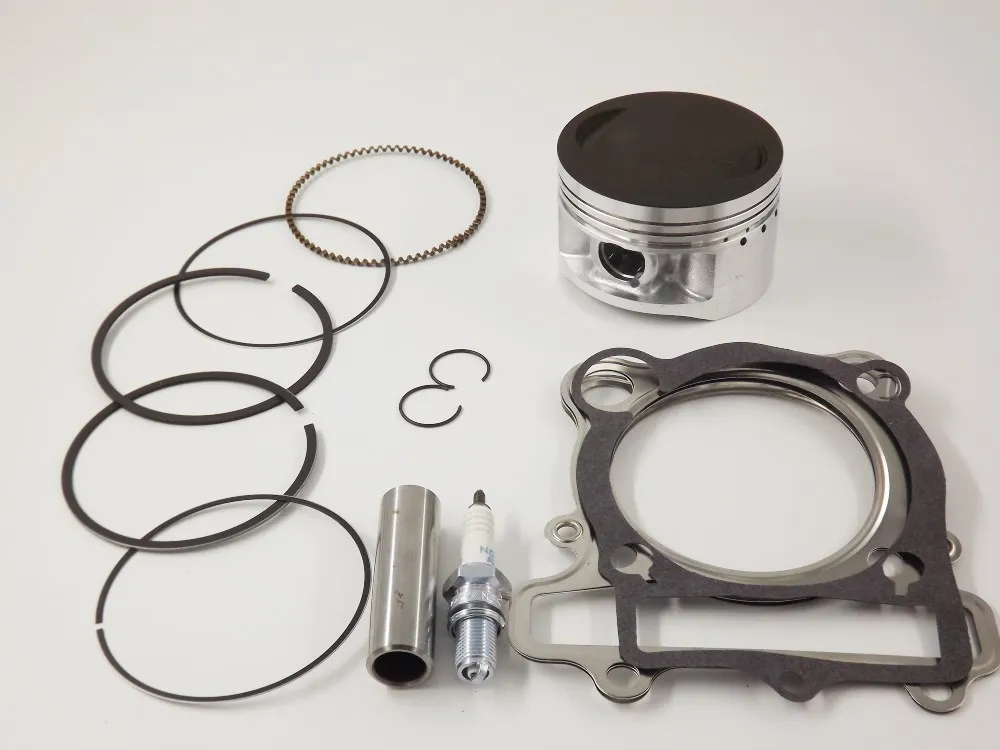 PISTON RINGS GASKET WITH SPARK PLUG KIT for YAMAHA WARRIOR 350 YFM 350 1987-2004