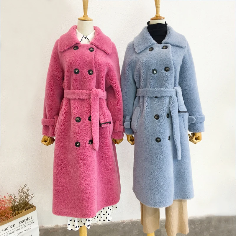 2019 зимнее пальто из искусственного меха женская одежда замшевая подкладка