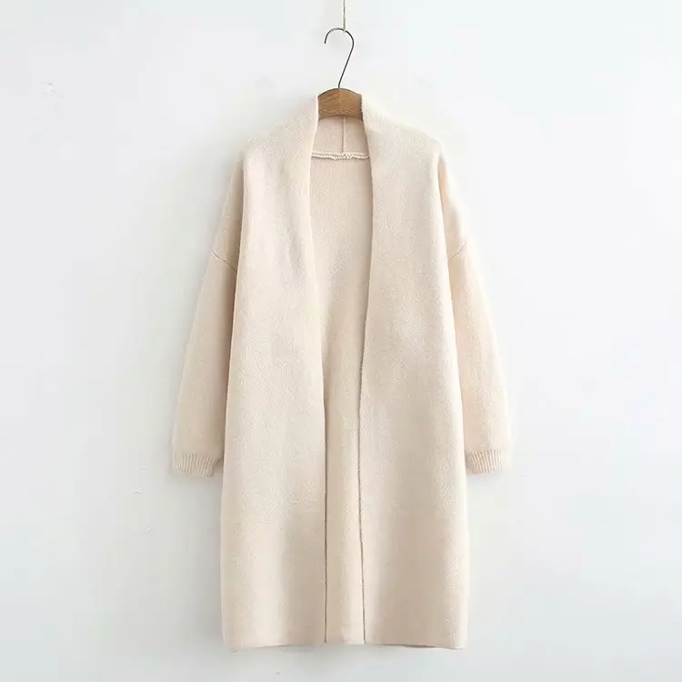 Plus Size Casual Cardigans 2019 Autumn Winter Clothing Fashion Loose Long Sleeve knitting Coats Women K6-1962 |