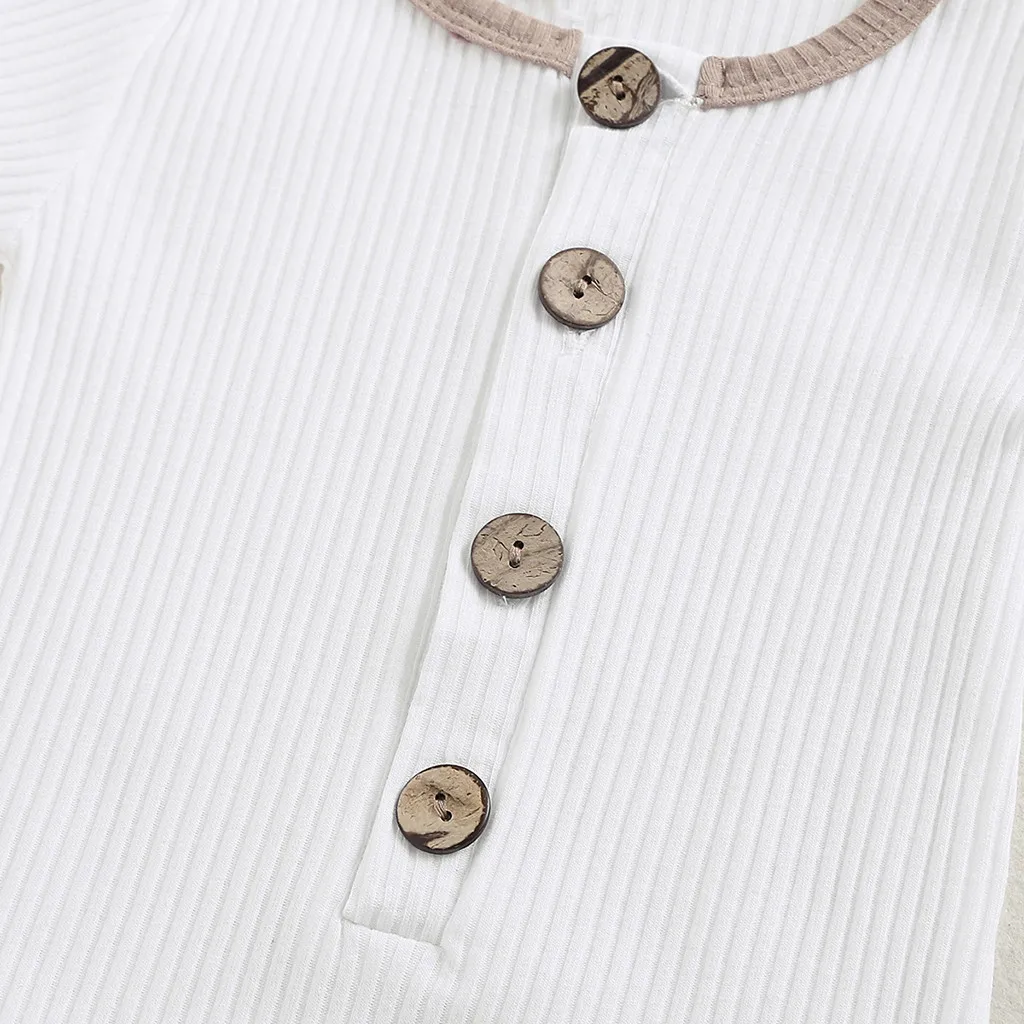 2019 г. Летний детский комбинезон для новорожденных мальчиков на кнопки девочек с