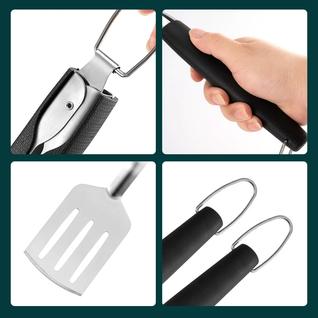 

3PCS Grill Accessories Set BBQ Grilling Tong Salad Bread Serving Tong Non-Stick Kitchen Barbecue Grilling Cooking Tong