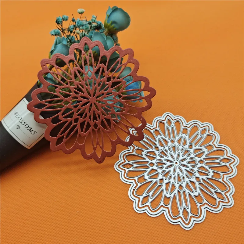 

Flower Metal Cutting Dies for Scrapbooking New 2021 Mold Cut Stencil Handmade Tools DIY Card Make Mould Model Craft Decoration