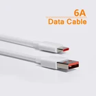 Кабель-адаптер для быстрой зарядки USB Type-C, 6 А, для Samsung, Xiaomi, Huawei