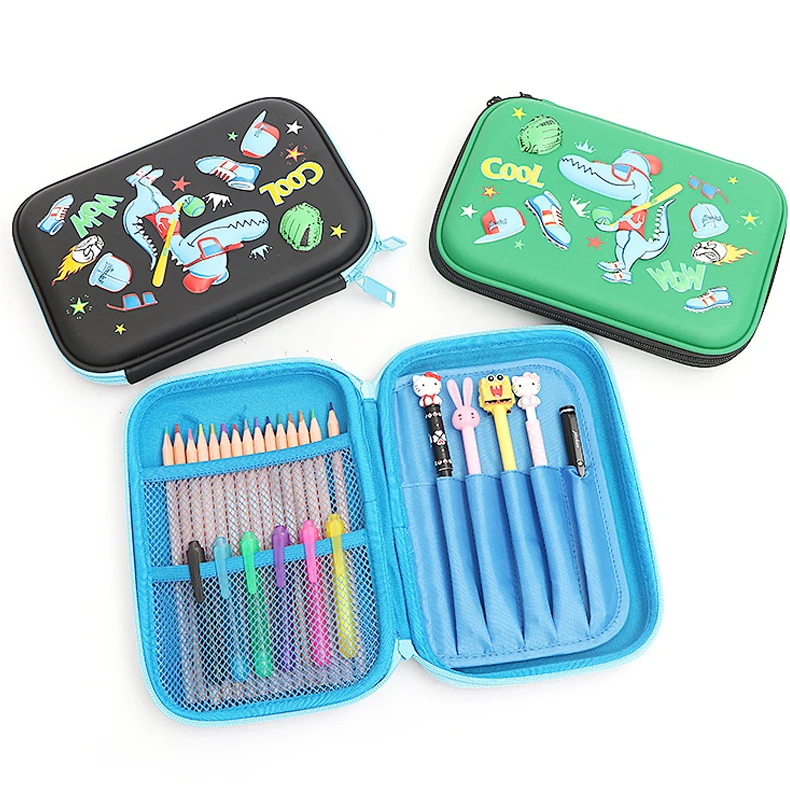 Большой карандаш динозавр чехол для Канцелярия мальчиков большая ручка в стиле