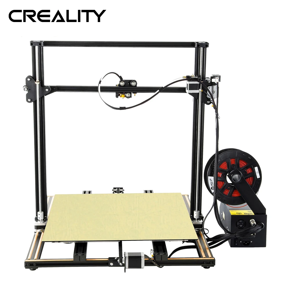 Полный металлический плюс размер Creality 3d принтер CR-10 S5 с Dua Z стержень датчик накаливания обнаружения восстановления выключения питания