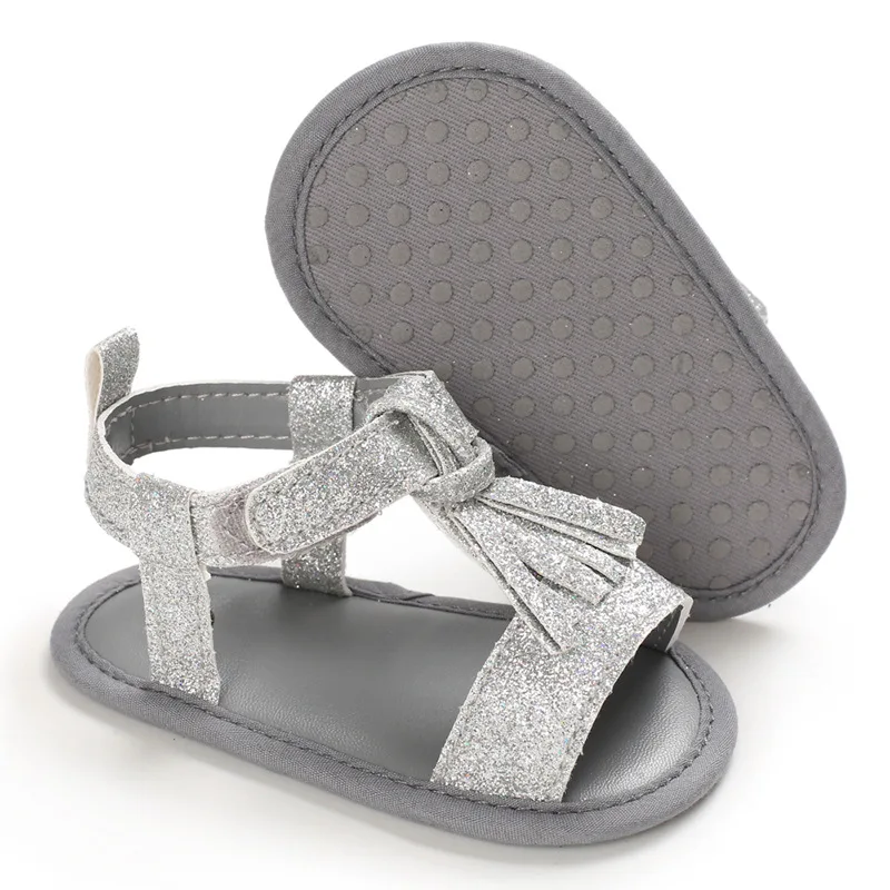 Сандалии для маленьких девочек Летние сандалии новорожденных Bebek Sandalet Кожаные с