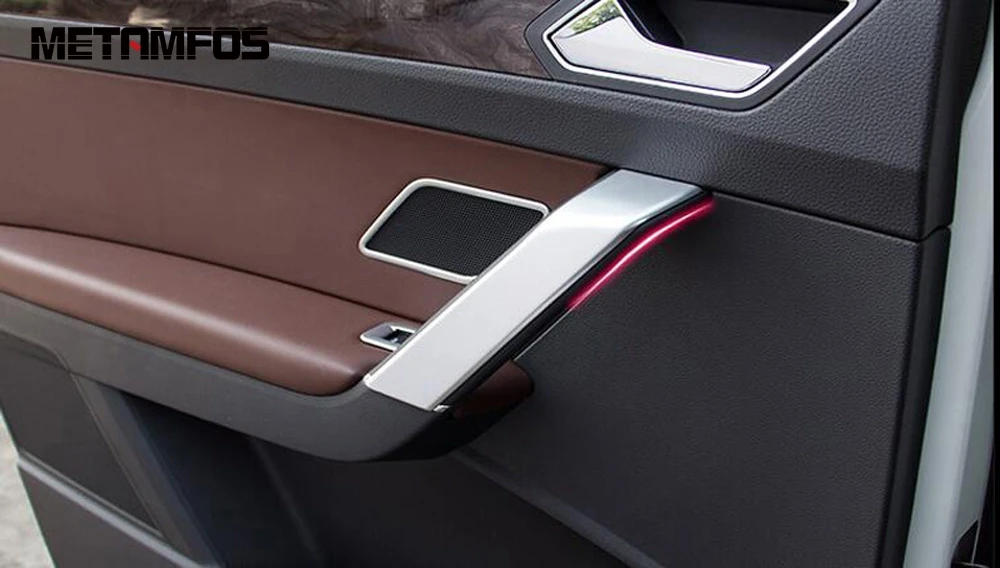 Для Volkswagen Touran 2016-2018 2019 матовый внутренний дверной чехол для рук накладка