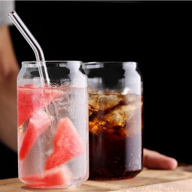 

400ml Cocktail Glass Cup Tea Juice Milk Glass Cup Coffee Mug Wine Glass Drink Cup High Borosilicate Transparent Glass Drinkware