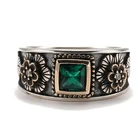 Изысканное винтажное серебряное кольцо с гравировкой, блестящее мужское и женское кольцо, банкетные трендовые ювелирные изделия