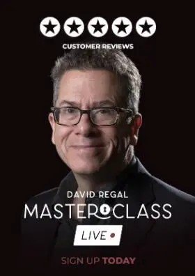 

David Regal 1-3+Live Zoom Chat Masterclass Live -Magic tricks