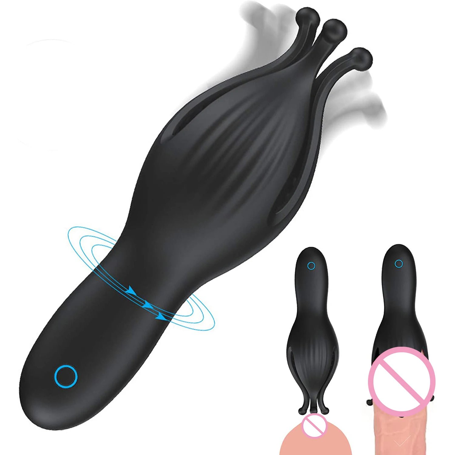 10 Частота пенис тренажер задержки мужской мастурбатор вибратор Автоматическая