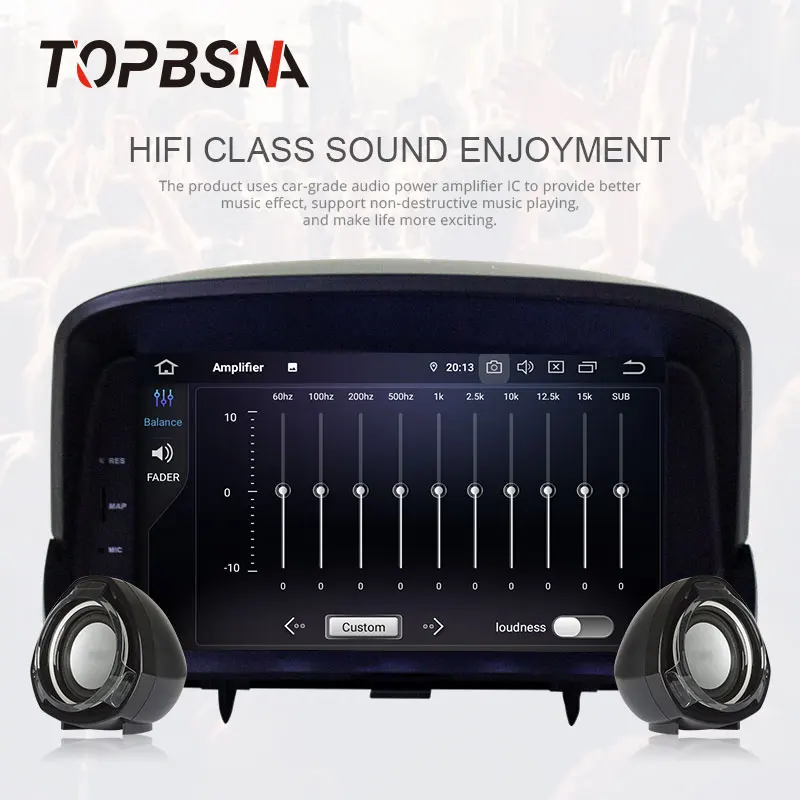 Автомобильный DVD-плеер TOPBSNA на Android 10 с GPS Wi-Fi типоразмер 2 Din | Автомобили и