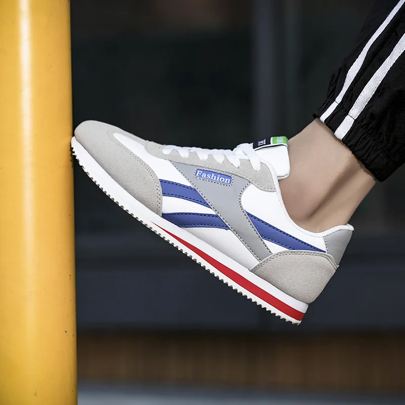 

platformbreathable Light shoe winter 2020 man low new leather men's causal sneackers Men sneakers mens casual sale