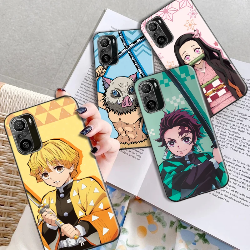 

Anime Demon Slayer Phone Case For Xiaomi Redmi K20 K30 K20 Pro K30 K40 K40 Pro K40 Pro Plus Kimetsu No Yaiba Soft Cover Fundas