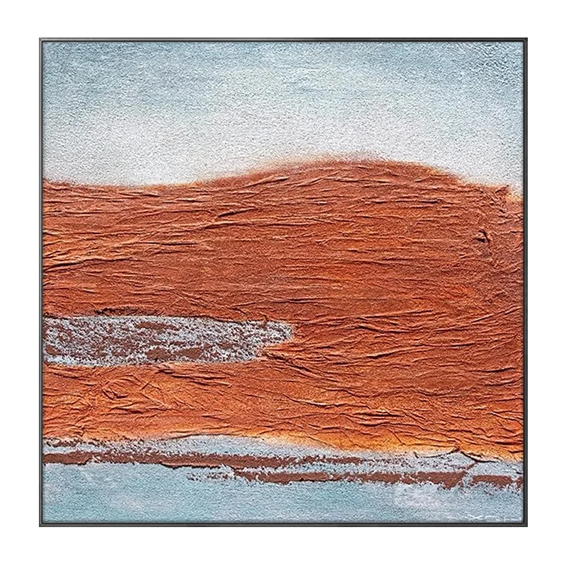 

Hand Painted Oil Painting On Canvas Art Square Abstract 3D Painting Living Room Wall Decoration Frameless
