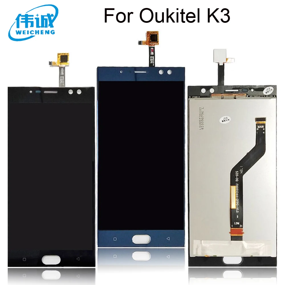 

Dislay LCD For Oukitel K3 LCD Display+Touch Screen 100% Original Tested Screen Digitizer Assembly Replacement Oukitel k3 pro lcd