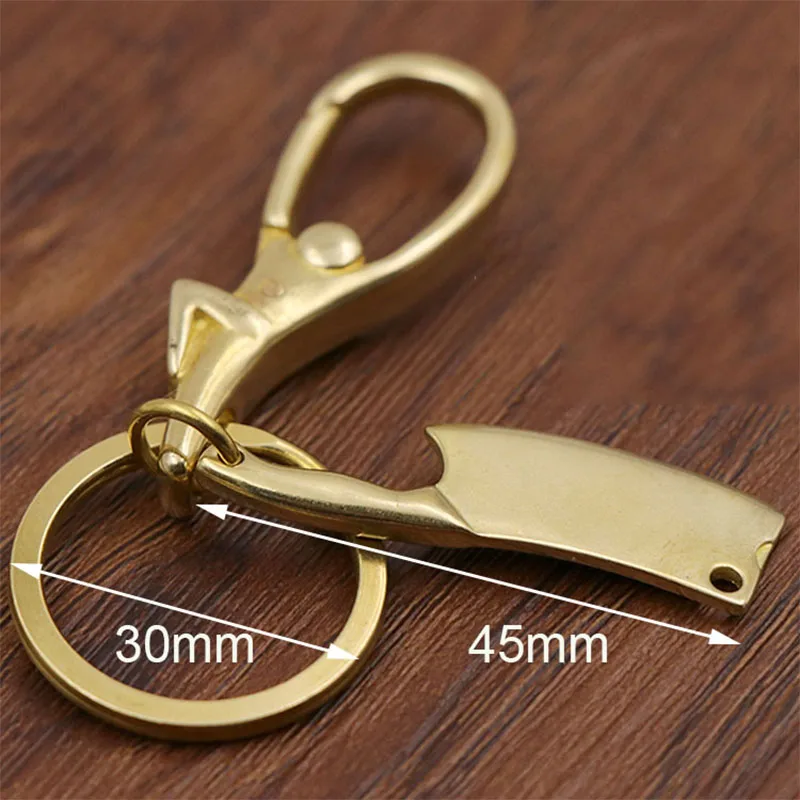 Уплотнительное кольцо твердая латунь крючки для ключей мужской ремень