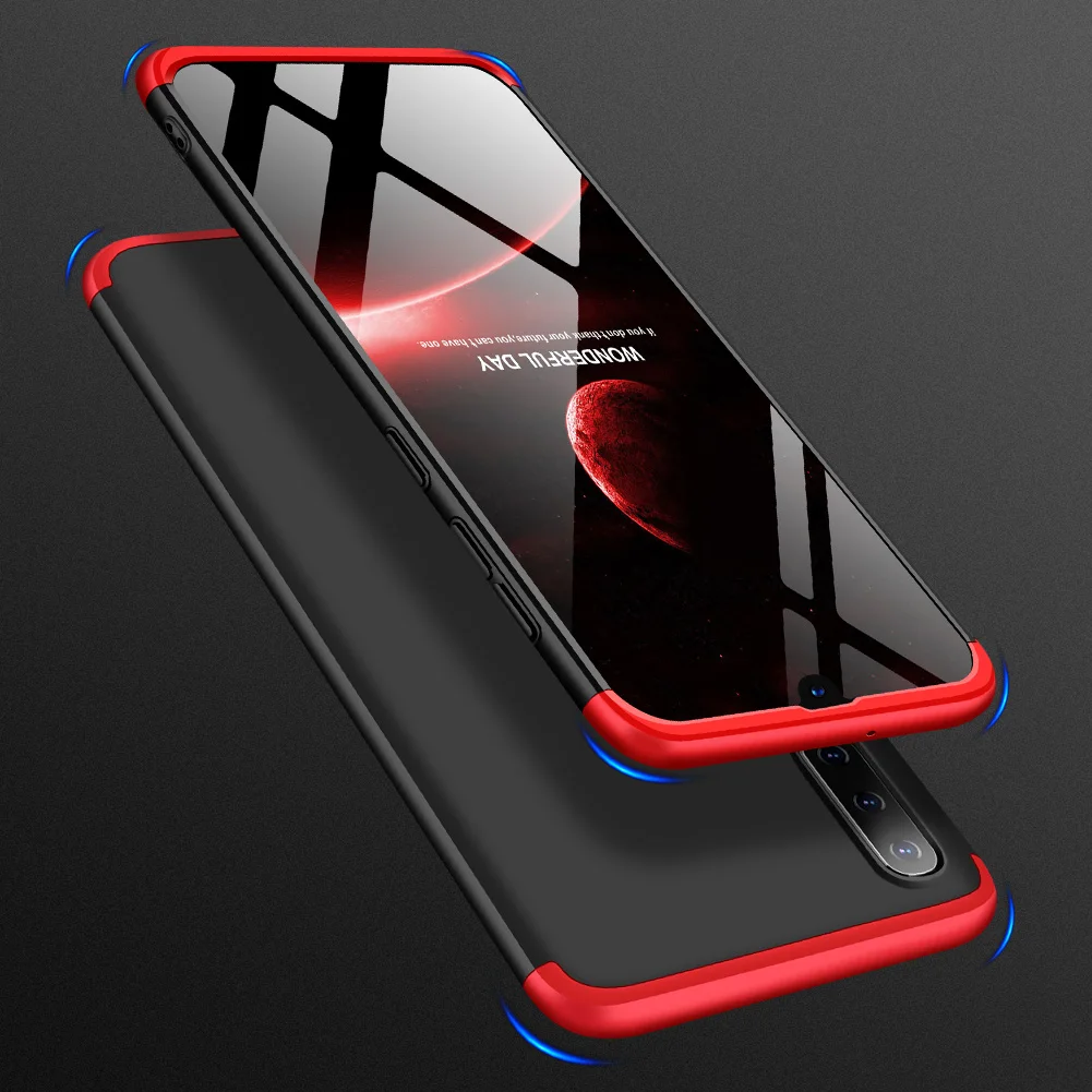 3-in-1 Case 360 for Samsung Galaxy A50 A505 A505F SM-A505F Cases Capa Degree Hard Shell A 50 a50 Back Cover | Мобильные телефоны и