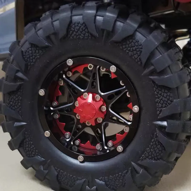 SOJERC 4 шт. RC Rock Crawler metal 2 &quotBeadlock обод колеса для 1/10 TRX4 SCX10 90046 модель автомобиля
