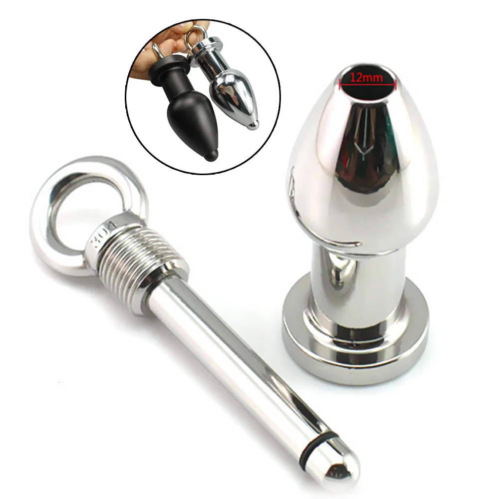 Ажурная Анальная пробка из нержавеющей стали Фетиш-разветвитель для стимуляции