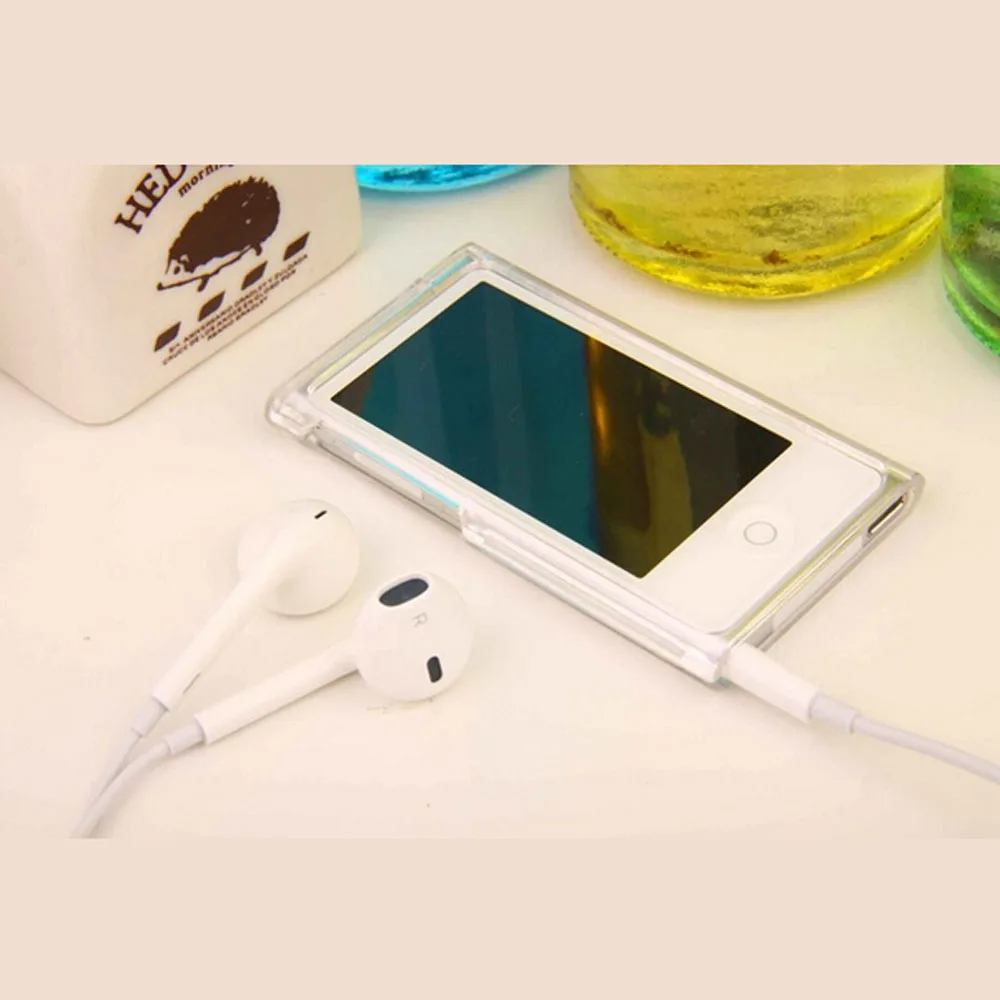 Прозрачный жесткий чехол для Apple iPod Nano 7 7G 7 поколения+ пленка для бега Camel