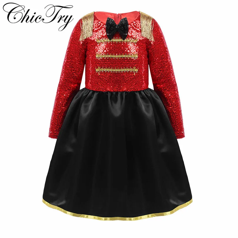 

Children Sleeveless Bowtie Mesh Tutu Dresses for Girls Kids Halloween Cosplay Party Carnival Performance Girls Circus Costume