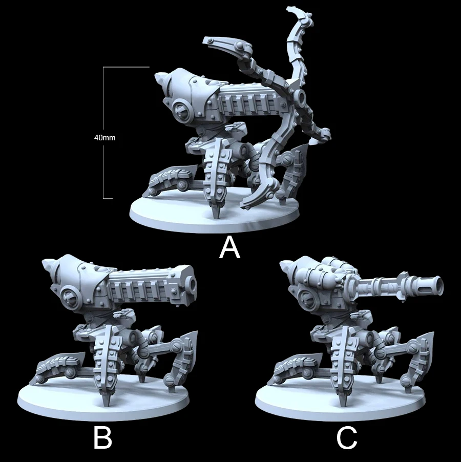 

40mm Resin Model Kits Alien Weapons Figure Unpainted Unassembled No Color No Base WP-01