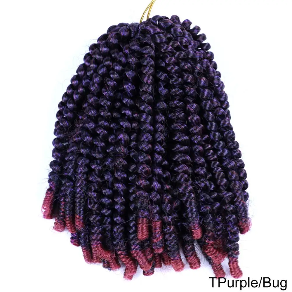 Aigemei 8 ''Весна вязаные волосы Bomb Dreadlock твист низкотемпературное волокно